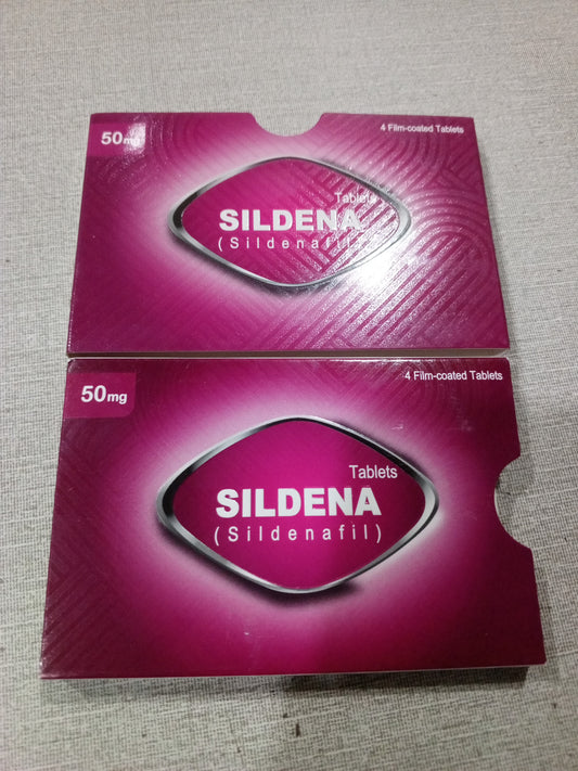 Sildena 50 mg 4 tablet in one pack ( Silfenafil 50 mg tab)
