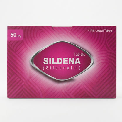 Sildena 50 mg 4 tablet in one pack ( Silfen@fil 50 mg tab)
