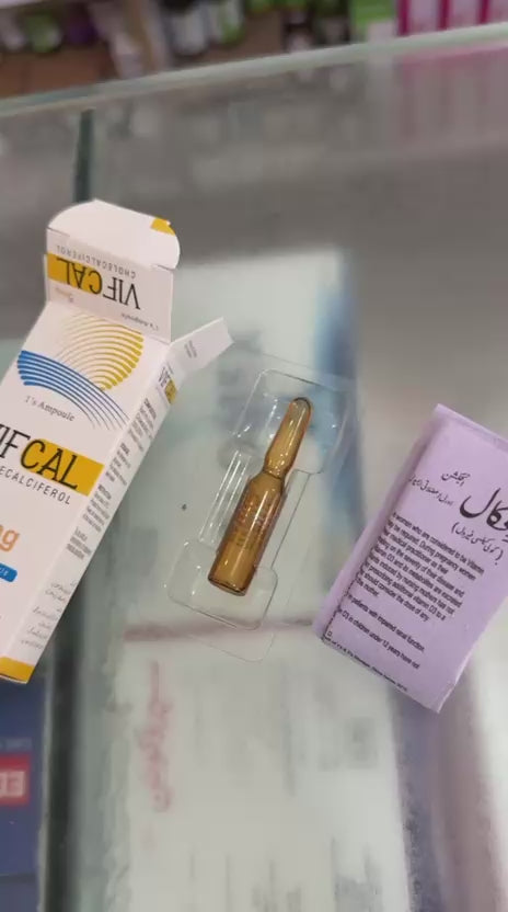 VIFCAL 5 Mg ( Cholecalciferol) Inj. Vitamin D 3 .