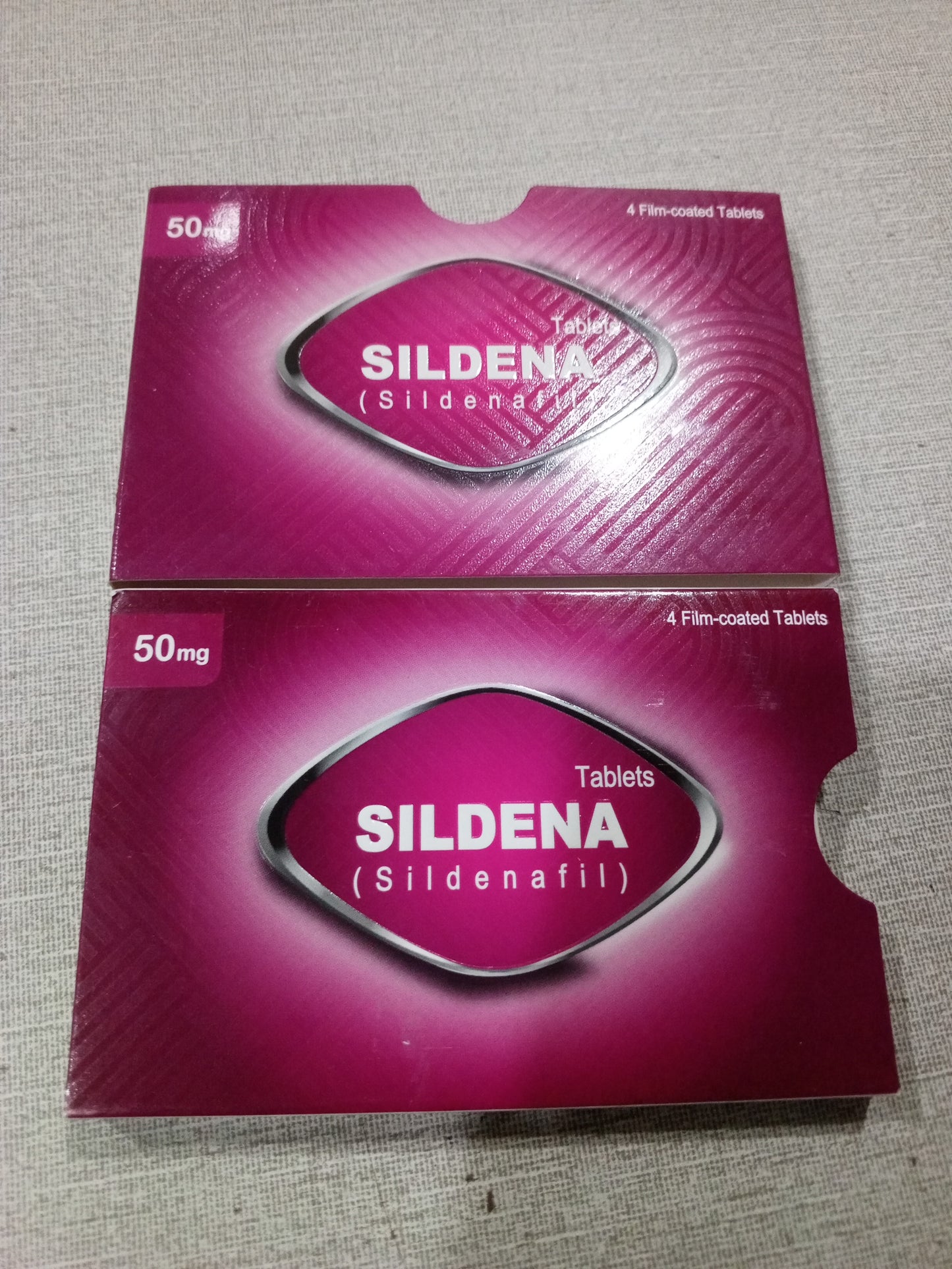 sildana 50 mg 4 tablet in one pack ( Silfenafil 50 mg tab)