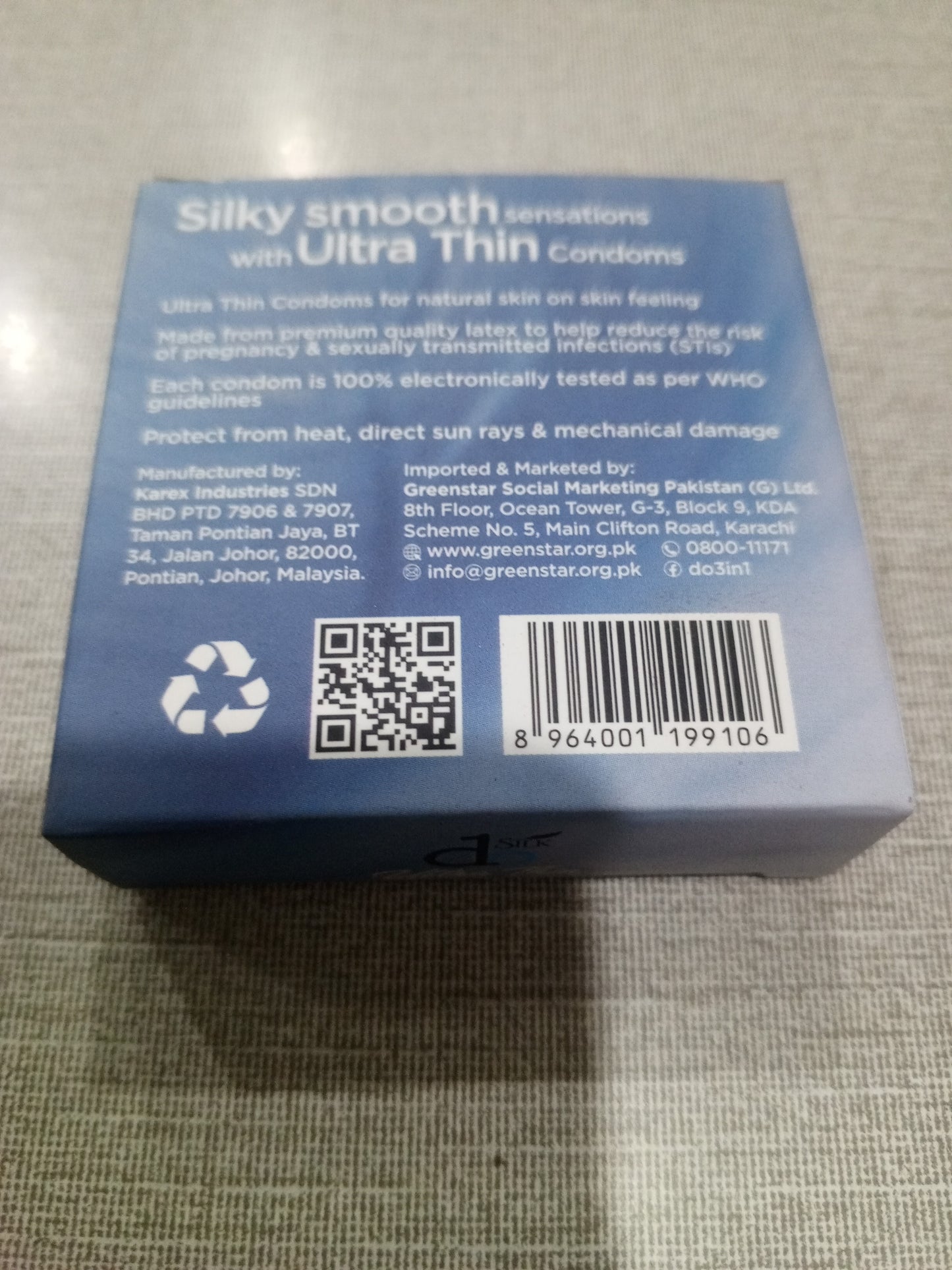 DO CONDOM | DO Silk Ultra Thin Condom | Imported Condom. 1 PCs .