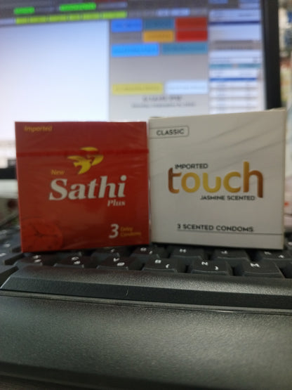 Sathi plus & Touch Imported Condom.