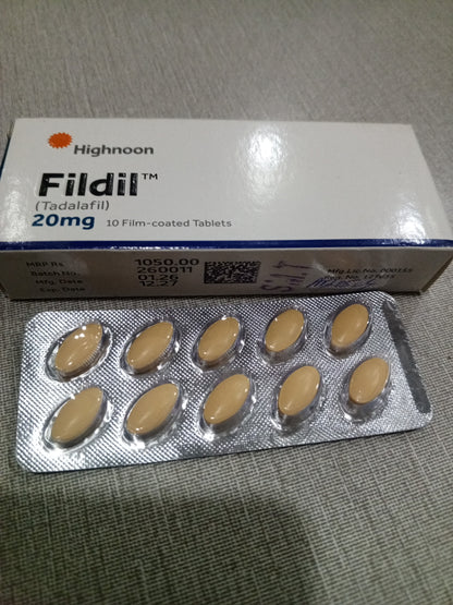 Tab. Fildil 20 mg ( Tadal@fil 20 mg ) 10 Tab .
