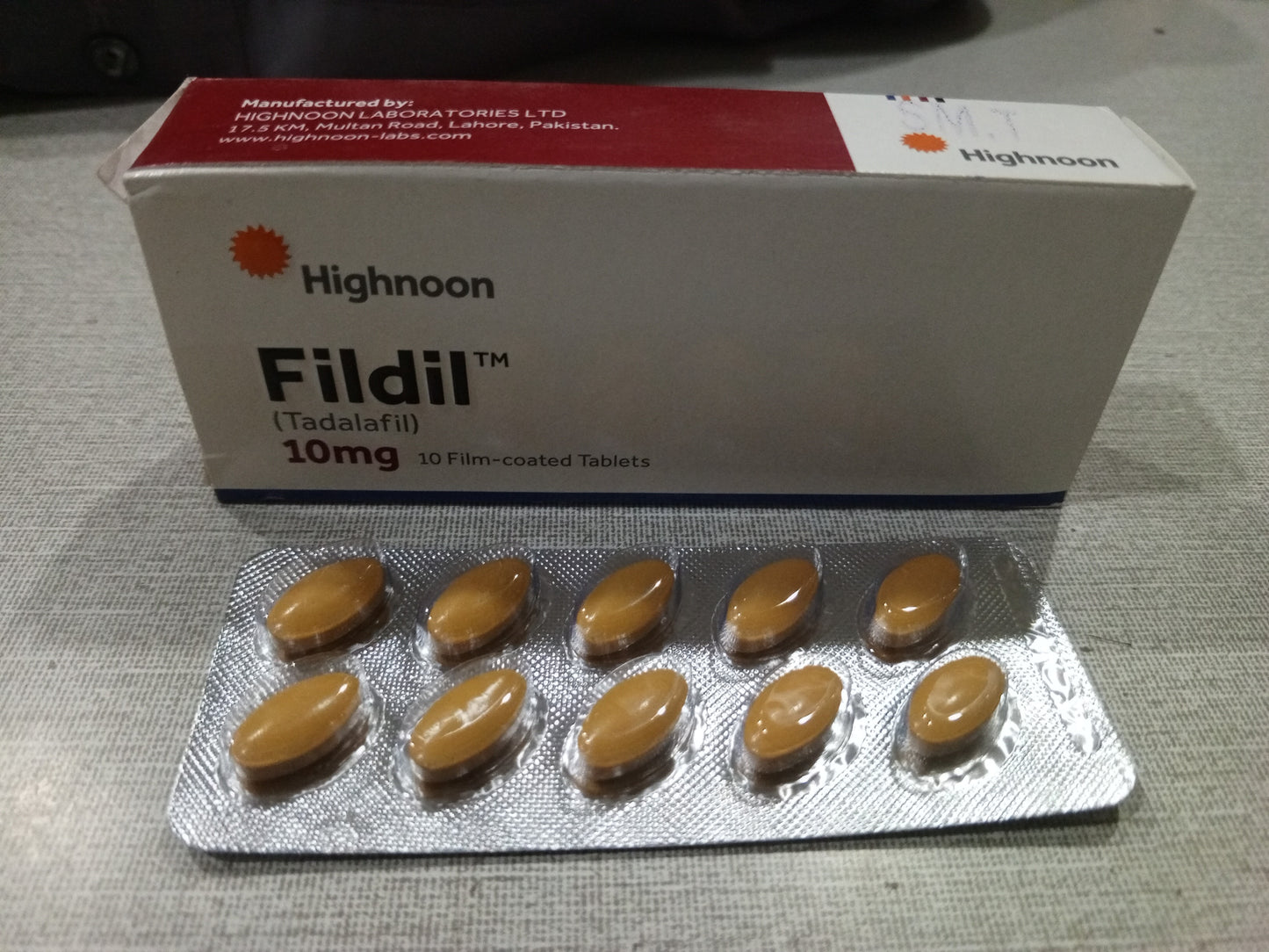 Fildil 10 mg Tab ( Tadalafil 10 mg )